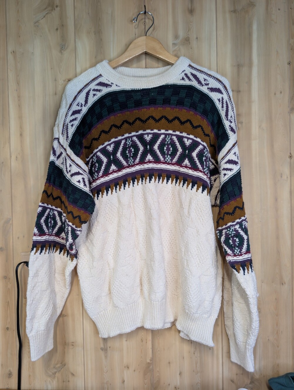 Vintage Van Heusen Knit Grandpa Sweater